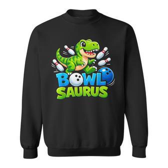 ボウリング 恐竜 Tレックス キュート グラフィック キッズ 幼児 男の子 ボウラー スウェットシャツ - Kawaiitshirt
