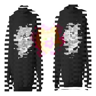 ボンレス犬とボンレス猫 桜 ボンレス犬 スウェットシャツ - Kawaiitshirt