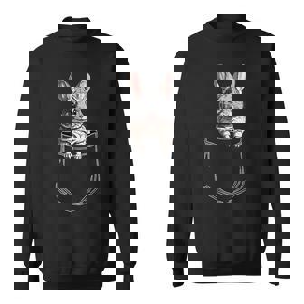 ポケットチンチラ、ポケットに面白いチンチラ スウェットシャツ - Kawaiitshirt