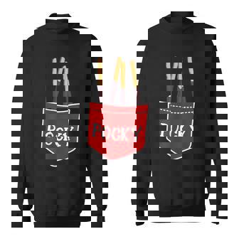ポッキーポケット チョコレート ジャパン デザート 楽しいギフト スウェットシャツ - Kawaiitshirt