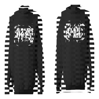 ポップミュージック。デスメタル、ゴシックブラックメタルバンド ファニーアイロニック スウェットシャツ - Kawaiitshirt