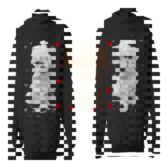 マルチーズ 犬 オーナー ラバー デザイン 子犬 ハート デザイン スウェットシャツ - Kawaiitshirt