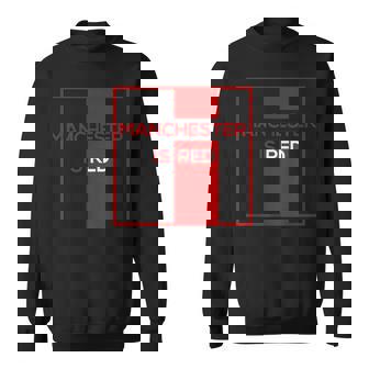 マンチェスター・イズ・レッド・ファニー・ユナイテッド・フットボール・サポーター スウェットシャツ - Kawaiitshirt