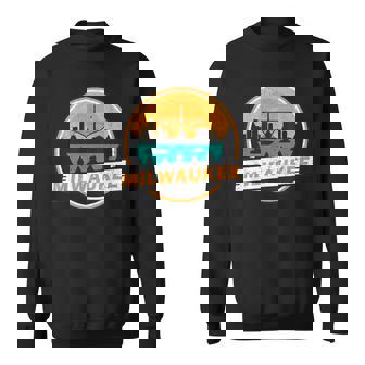 ミルウォーキー スカイライン ランドマーク ミルウォーキー ベイ ヴィンテージ スウェットシャツ - Kawaiitshirt