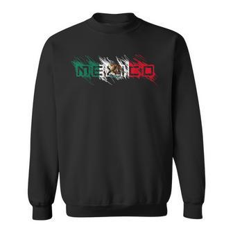 メキシコ メキシコ国旗 落書き文字 ラテン系 スウェットシャツ - Kawaiitshirt