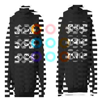 メトロ 東京 全線 地下鉄 電車 デザイン 長袖tシャツ スウェットシャツ - Kawaiitshirt