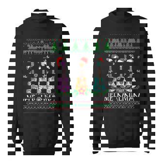 メレカリキマカハワイアンクリスマスウクレレ醜いデザインシャツ スウェットシャツ - Kawaiitshirt