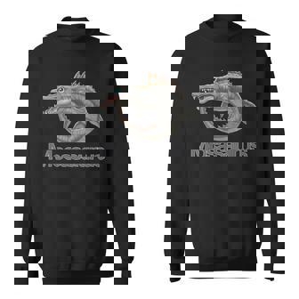 モササウルス 恐竜 海洋爬虫類 古代海洋生物 スウェットシャツ - Kawaiitshirt