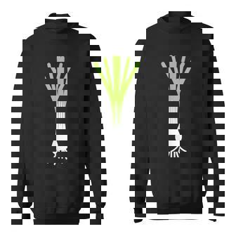 ユーモアリークミニマリスト野菜シンプルなネギ スウェットシャツ - Kawaiitshirt