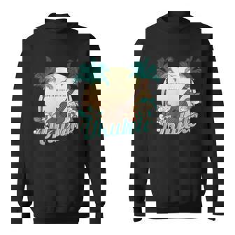 ライフ・イズ・ベター ウクレレで ミュージシャン ハワイ アコースティック ウクレレ スウェットシャツ - Kawaiitshirt