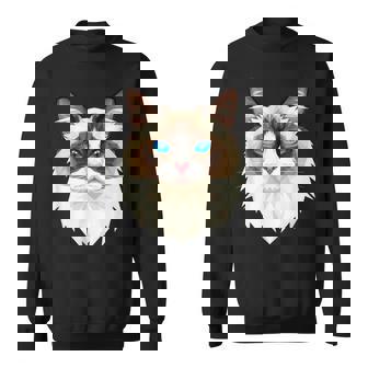 ラグドール猫ラグドール猫猫ママ甘いラグドール猫 スウェットシャツ - Kawaiitshirt