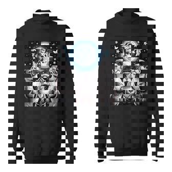 ラッコ マーチ カワウソ ハウリング 月 ヴィンテージ ラッコ スウェットシャツ - Kawaiitshirt