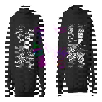 リーンシャツ、パープルドランク、ダーティダブルカップ、リーンラインスモーク スウェットシャツ - Kawaiitshirt