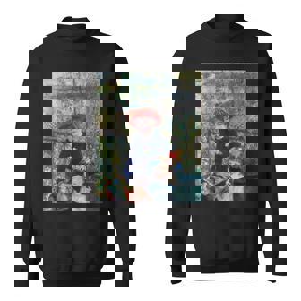 ルノワール二人の姉妹（テラス） スウェットシャツ - Kawaiitshirt