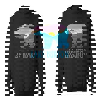 レイク・バートン 山 パープル セッティング ヒマワリ ネイチャーウッド スウェットシャツ - Kawaiitshirt