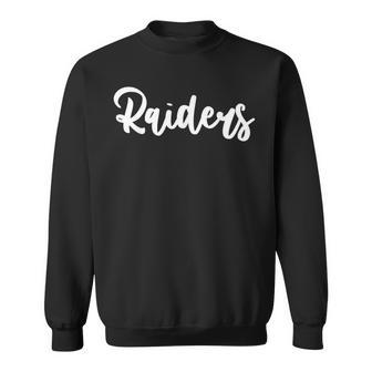 レイダーススクールスポーツチームマスコットタウンゴーカレッジアスリート スウェットシャツ - Kawaiitshirt