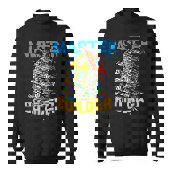 レゴのレンガ造りマスタービルダー面白い曲がった家。 長袖tシャツ スウェットシャツ - Kawaiitshirt