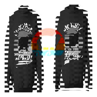 レトロ 面白い カピバラ Don't Worry Be Capy スウェットシャツ - Kawaiitshirt