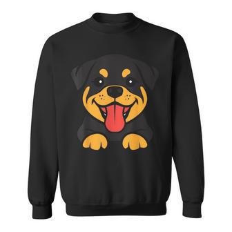 ロットワイラー犬ユーモアかわいいシンプルな愛ロットワイラー スウェットシャツ - Kawaiitshirt