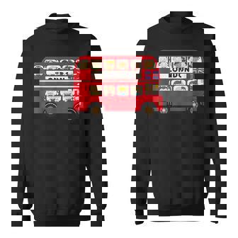 ロンドン イングランド ダブルデッカー レッドバス キッズ ツーリスト お土産 スウェットシャツ - Kawaiitshirt
