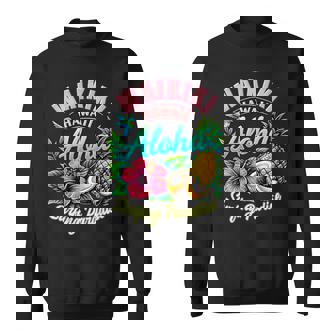 ワイキキ ハワイ アロハ サーフィン パラダイス ハイビスカス パイナップル 長袖tシャツ スウェットシャツ - Kawaiitshirt