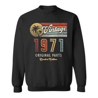 ヴィンテージ 1971 オリジナルパーツ パームス 55歳の誕生日 スウェットシャツ - Kawaiitshirt