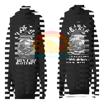 ヴィンテージ カツカレー 待つ カツカレー 和食 スウェットシャツ - Kawaiitshirt