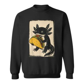 ヴィンテージ リノカット Axolotl タコサラマンダー 民芸品 スウェットシャツ - Kawaiitshirt
