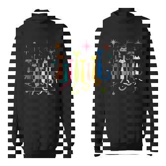 ヴィンテージ レトロ ミッドセンチュリー モダンルック 猫 50年代 60年代スタイル スウェットシャツ - Kawaiitshirt