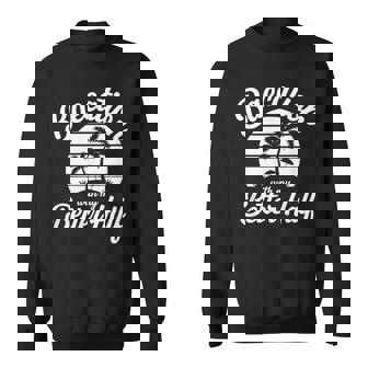 ヴィンテージbaecation With My Better ハーフマッチングカップル スウェットシャツ - Kawaiitshirt