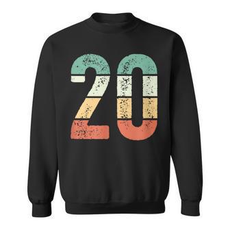 ヴィンテージナンバー20 永遠の20周年記念 スウェットシャツ - Kawaiitshirt