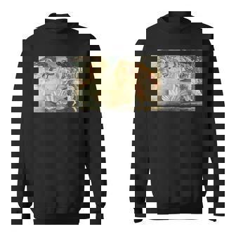 ヴィーナスの誕生／サンドロ・ボッティチェッリ【世界の名画】（高精細画質）女神 美術館アート スウェットシャツ - Kawaiitshirt