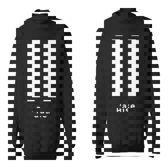 一時停止ボタン 長袖tシャツ スウェットシャツ - Kawaiitshirt