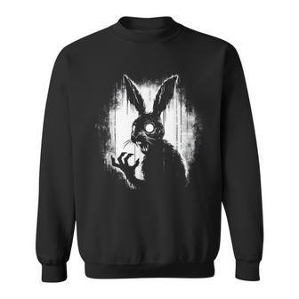 不気味なゴスウサギ、ホラーバニー、奇妙なコアウサギ スウェットシャツ - Kawaiitshirt