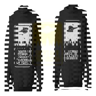 中身は地球外ufo 月曜日 宇宙人宇宙 スウェットシャツ - Kawaiitshirt