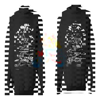 人生はモンキーバイク 長袖tシャツ スウェットシャツ - Kawaiitshirt