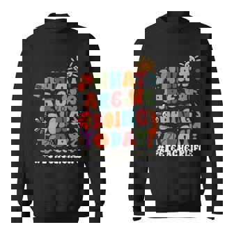 今日何をしているのか Pe先生 体育 スウェットシャツ - Kawaiitshirt