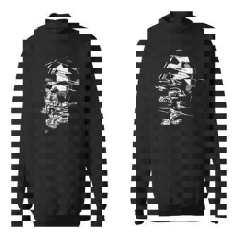 兵士 スカル スケルトン ミリタリー アーミー メモリアルデー 愛国心 スウェットシャツ - Kawaiitshirt