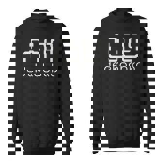 凸凹 Dekoboko でこぼこ デコボコ とつおう だくぼく 漢字 シンプル かっこいい スウェットシャツ - Kawaiitshirt