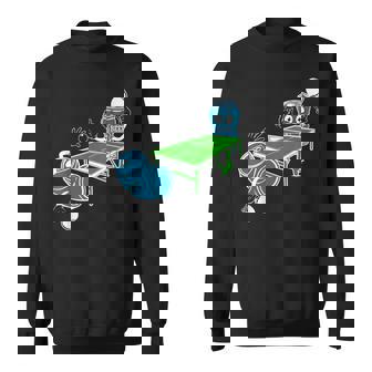 卓球 おもしろビール ピンポン スウェットシャツ - Kawaiitshirt