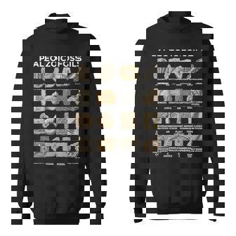 古生代化石チャート古生物学科学愛好家 スウェットシャツ - Kawaiitshirt