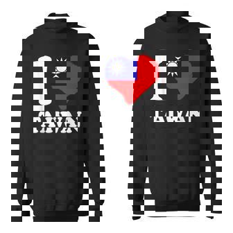 台湾の誇り 台湾のルーツ I Love Taiwan 台湾国旗 スウェットシャツ - Kawaiitshirt