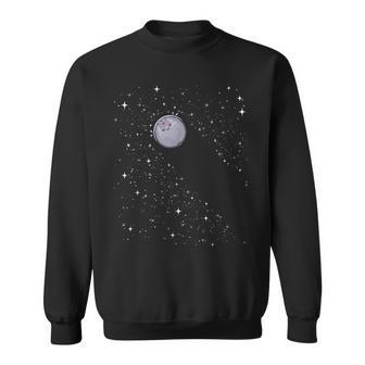 天の川 面白い 宇宙ロボット 掃除機 星をきれいに スウェットシャツ - Kawaiitshirt