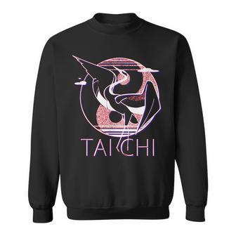太極拳 陰陽鶴、瞑想エネルギー スウェットシャツ - Kawaiitshirt