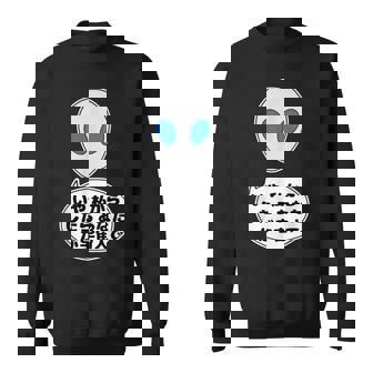 宇宙人 Alien エイリアン『いや私からしたらあなたが宇宙人で』（ナンカメンドクサイ）グレイ【ゆるフレンズ】面白い スウェットシャツ - Kawaiitshirt