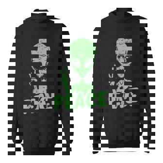 宇宙人 平和 Ufo 変な宇宙人 スウェットシャツ - Kawaiitshirt