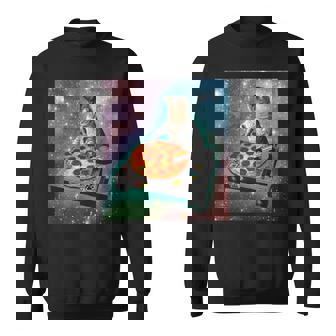 宇宙猫ピザミーム銀河宇宙キティ子猫面白いかわいいpace Cat Galaxy Universe Meme スウェットシャツ - Kawaiitshirt