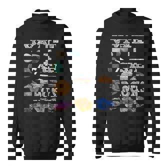 待って、Iee Rocks Rockhound Geology Rock Collection スウェットシャツ - Kawaiitshirt