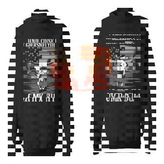 性別が混乱したら牛の乳を搾りに行け、アメリカ人 スウェットシャツ - Kawaiitshirt