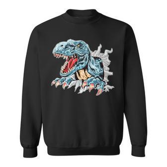 恐竜 おもしろ デフォルメ イラスト スウェットシャツ - Kawaiitshirt